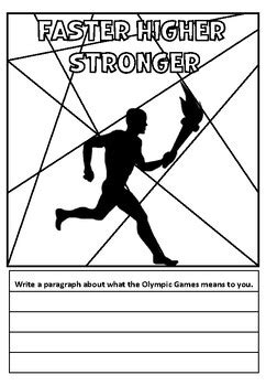 Olympic Games Silhouette Coloring Pages By Astlac Tpt