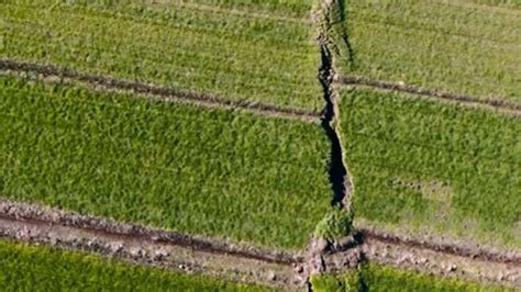 Drone Shows Huge Ruptures In Land - Videos from The Weather Channel