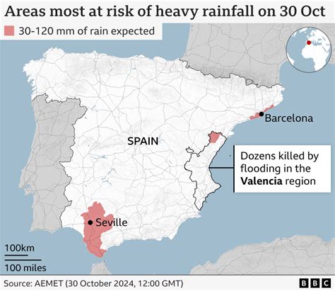 Spain flood death toll expected to rise as dozens missing