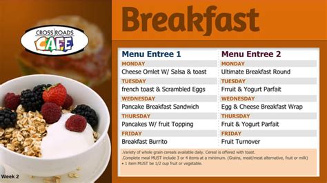 How to Make a School Breakfast and Lunch Menu Board