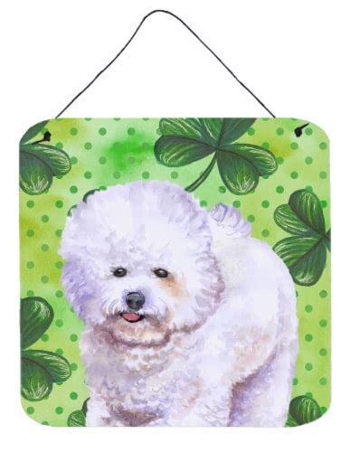 Bichon Frise St Patrick S Wall Or Door Hanging Prints Green 6HX6W