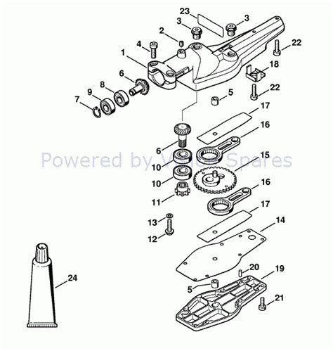 Stihl Long Reach Hedge Trimmer Parts Diagram