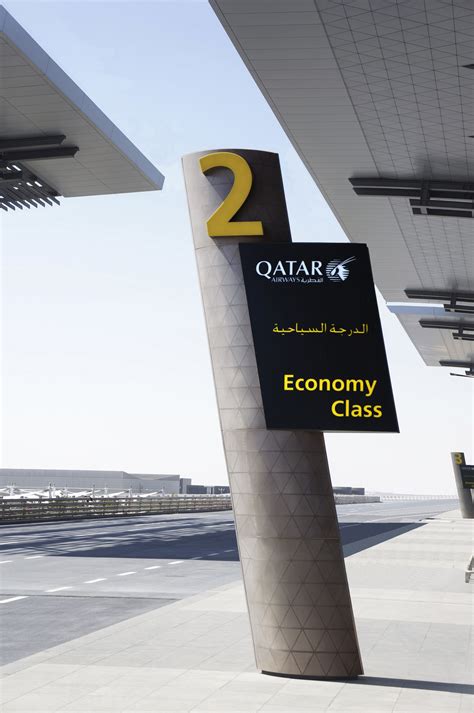 Hamad Int Airport Qatar Signage System Mauk Design