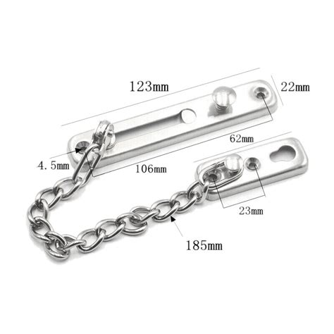 Stainless Steel Strong Security Door Chainscrews Grandado