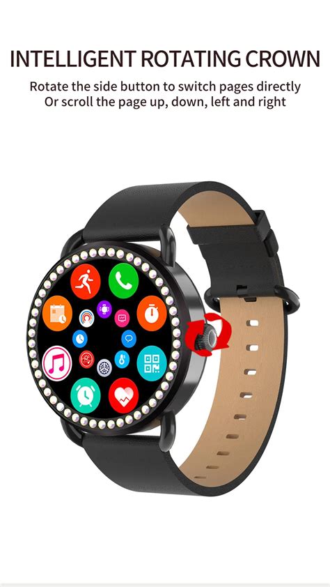 Best Smart Watch 2024 Alloy Case Vison Android Ios Ladies Smart Watch