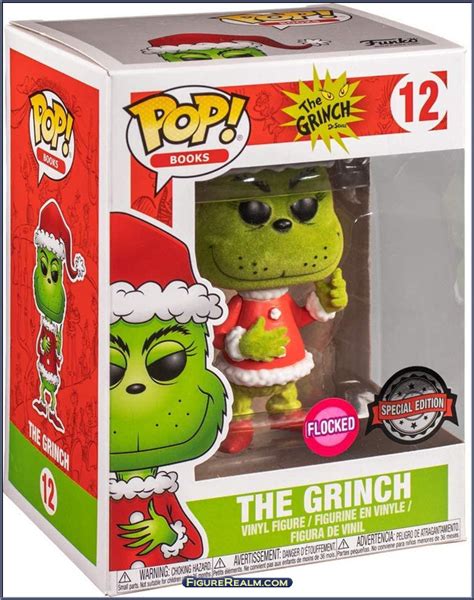 Grinch Flocked Grinch Pop Vinyl Figures Funko Action Figure