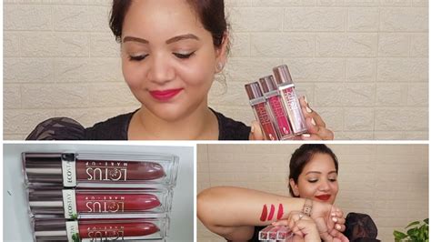 Lotus Makeup Ecostay Liquid Matte Lipsticks Review Swatches Vegan