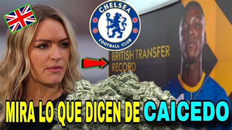 MIRA lo QUE DICE la PRENSA INGLESA de Moisés Caicedo al Chelsea