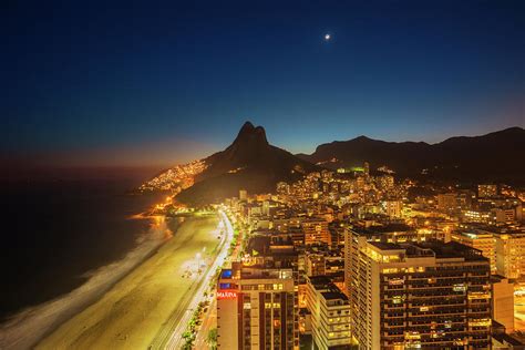 Leblon Beach In Rio De Janeiro Photograph by Gonzalo Azumendi | Pixels