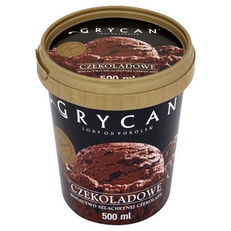 9200 Lody GRYCAN Czekoladowe PREMIUM 500 Ml 1 6 Icecreams