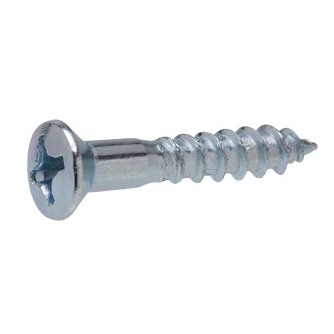 Everbilt 6 X 12 In Round Head Phillips Brass Wood Screw 4 Piecebag