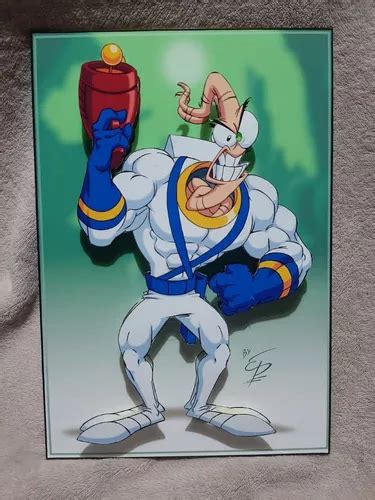 Cuadros De Madera 3d Earthworm Jim 1 En Venta En Capital Federal