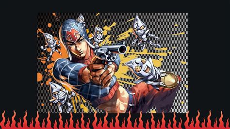 Download Guido Mista Poses With His Stand Sex Pistols Wallpaper