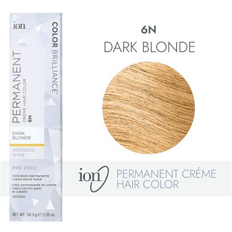 Ion N Dark Blonde Permanent Creme Hair Color Yellow Oz
