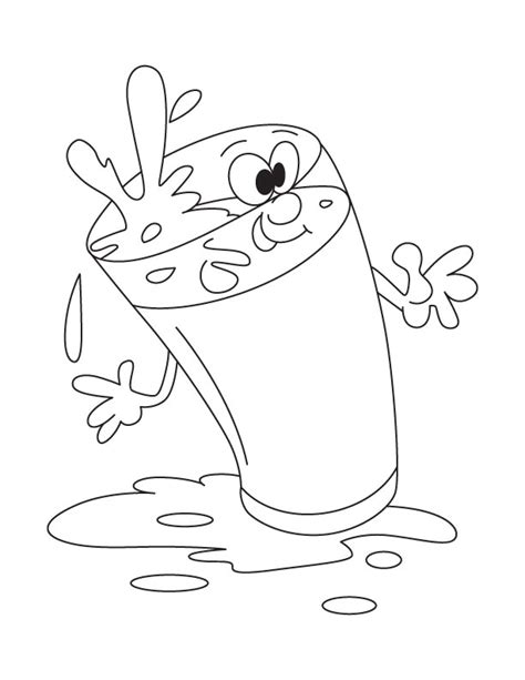 Cup Of Water Drawing at GetDrawings | Free download