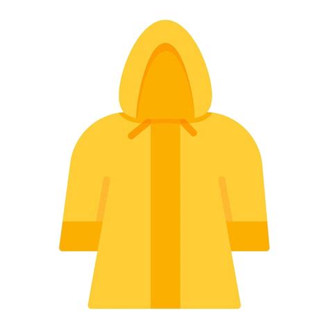 Premium Vector Man Raincoat Vector Illustration Style