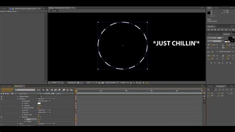 After Effects Tutorial Dotted Ellipse Youtube