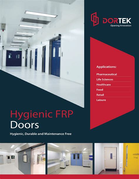 Hygienic FRP Doors Brochure Hygienic FRP Doors