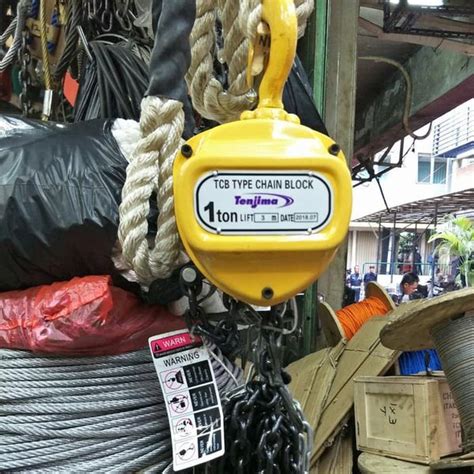 Jual Takel Takle Kuat Chain Block Chainblock Hoist 1 Ton 3 Meter Katrol