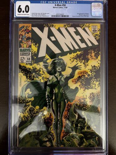 1968 Marvel X Men 50 CGC 6 0 2nd Appearance Of Polaris New Logo EBay