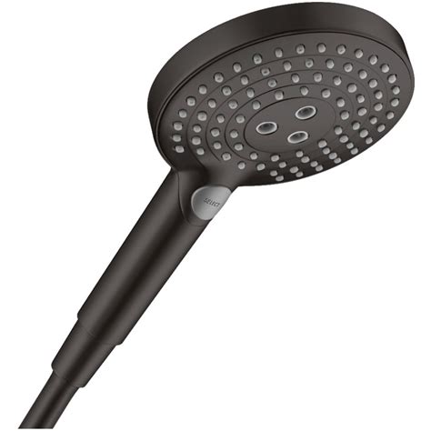 Hansgrohe Raindance Select S Matt Black 120 3jet Hand Shower Handheld