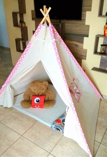 Carpa India Tipi Teepee Infantil Con Banderines De Regalo En