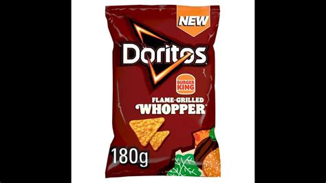 Doritos Burger King Flamed Grilled Whopper Flavour Corn Chips Review