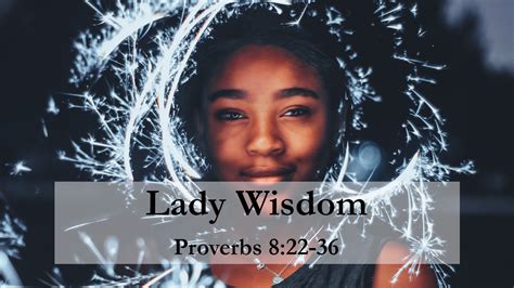 Lady Wisdom Proverbs Pastor Mandi