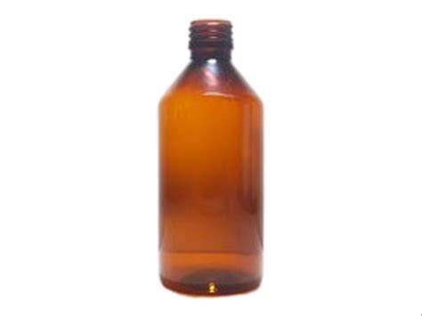 Screw Cap Ml Round Pet Amber Clear Bottle Use For Storage