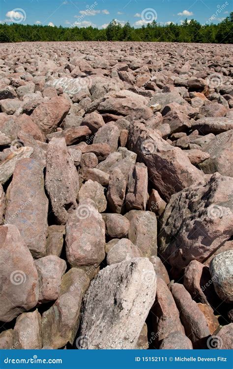 Boulder Field In Mineral Canyon Grand Canyon National Park Royalty