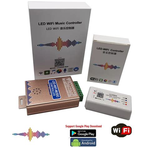 Lc A Lc B Wifi Spi Music Spectrum Controller For Led Digital