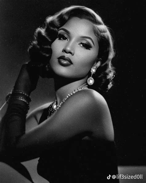 Pin By Kassia Borycki On Reference Hair In 2024 Vintage Photoshoot Black Hollywood Glamour