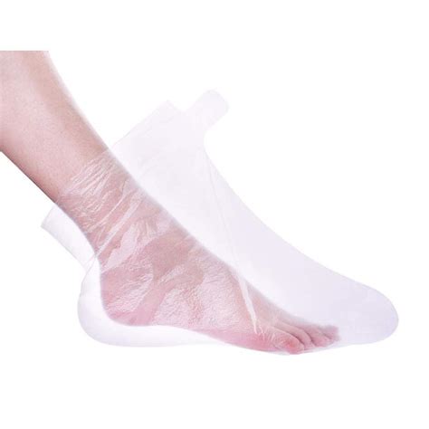 Amazon 200pcs Clear Plastic Disposable Booties Paraffin Bath