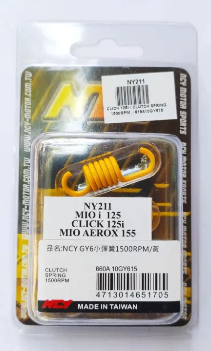 Ncy Clutch Spring For Click 125i 150i Mio I 125 Aerox 155 Nmax 155 Gy6 Msi 125