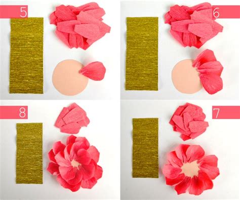 20 Diy Crepe Paper Flowers With Tutorials Guide Patterns