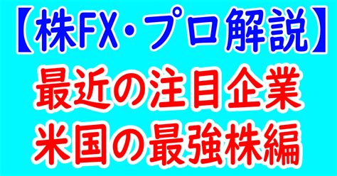 【米国株】プロ投資家の企業分析【今月の最強株】 投資の毒舌な妹