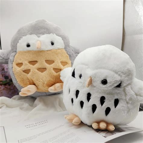 Korean Owl Plush | Round Bird Owl Plushies - Plushie Pulse