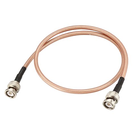 Uxcell BNC Male To BNC Male Coax Cable RG400 Low Loss RF Coaxial Cable