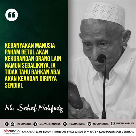 NU CHANNEL On Twitter Kebanyakan Manusia Paham Betul Akan Kekurangan