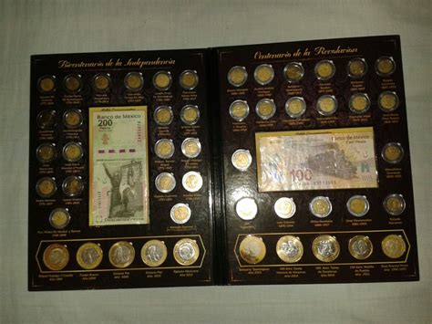 Album De Monedas Y Billetes 5 10 Y 20 Centenario Y Bicen 2 200 00