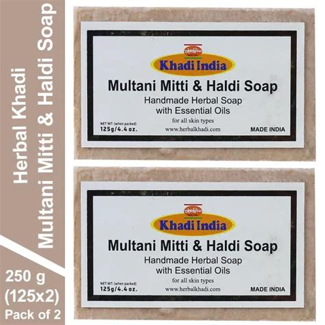 Herbal Khadi Natural Handmade Multani Mitti And Hali Soap With