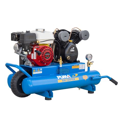 Puma 8 Gallon Gas Powered Air Compressor With Honda Engine Wheel Barrow