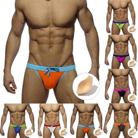 Neuf Homme Surf Plage Basse Hauteur Bikini String Maillot De Bain Maillot De Bai Eur