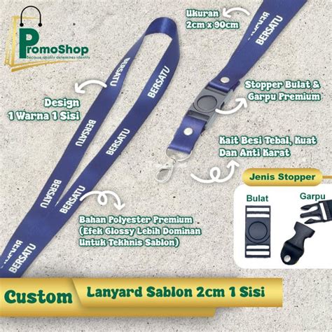 Cetak Lanyard Id Card Gantungan Id Card Custom Name Tag Tali Lanyard