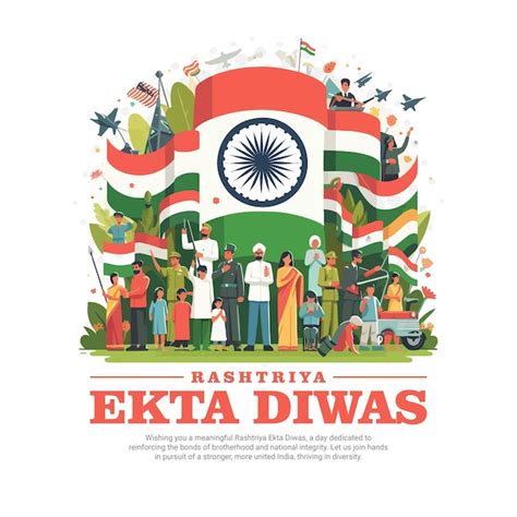 Rashtriya Ekta Diwas And National Unity Day Social Media Post Banner