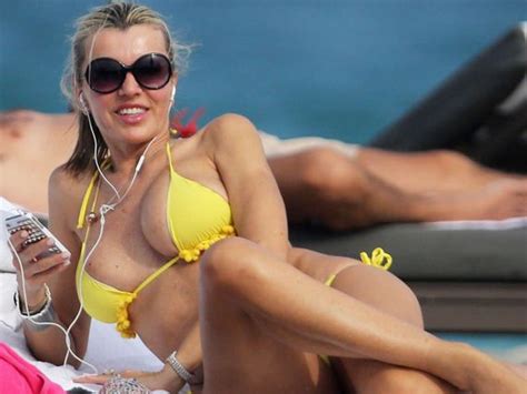 Rita Rusic In A Yellow Bikini In Miami