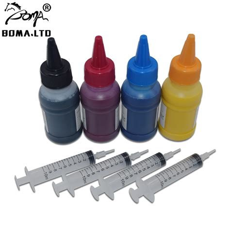 Kit De Recarga De Tinta 4 Cores Lote Para Hp 932 933 Xl Hp932 Hp933