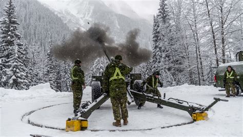 Canadian Artillery Returns To Bc Amid Deadly 2023 Avalanche Season