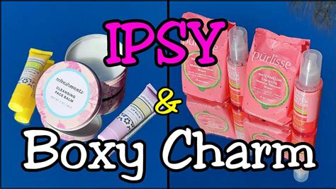 Live Ipsy Glam Bag And Glam Bag Plus My Refreshments Boxy Charm