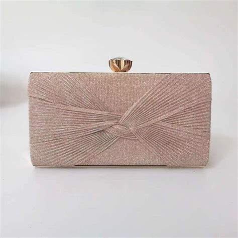 Jual JT1206 Champagne Dompet Pesta Import Wanita Elegan Tali Rantai